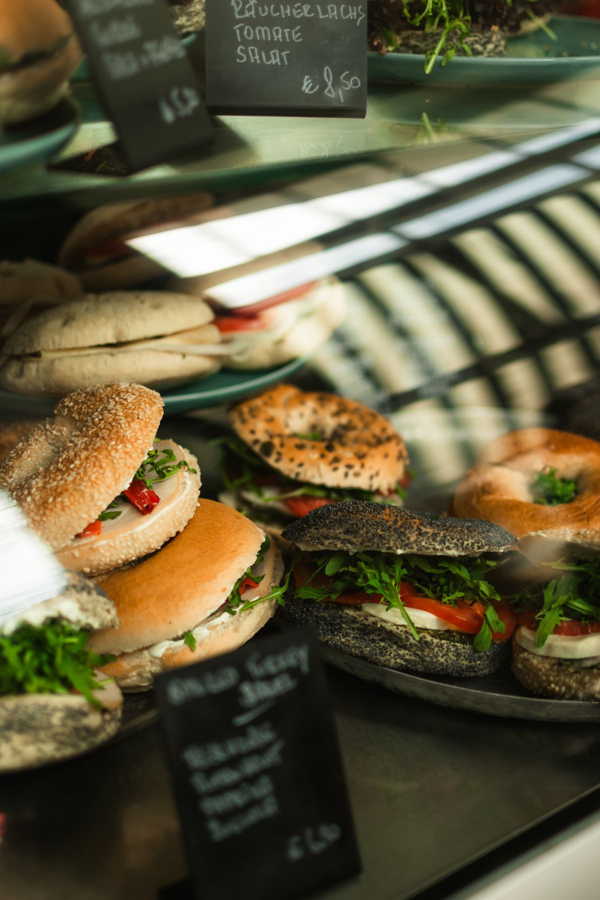 Vitrine de sandwichs et paninis